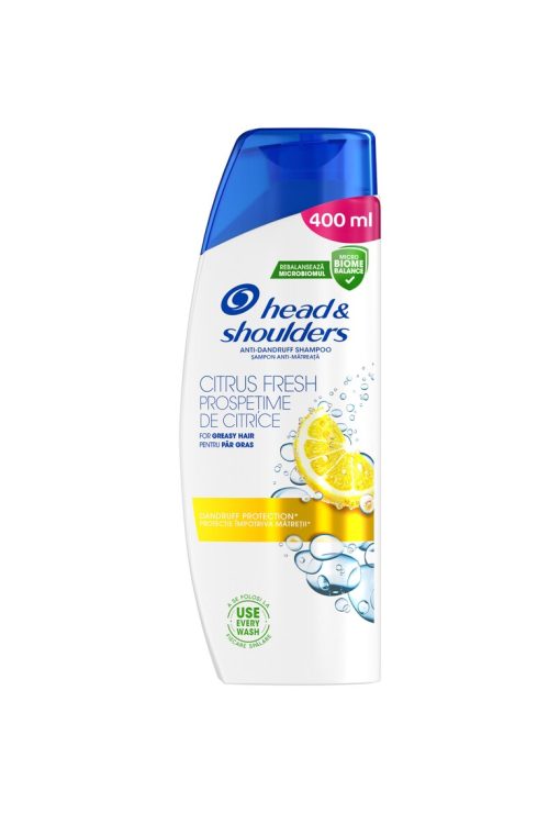 Sampon anti-matreata Head & Shoulders Citrus Fresh pentru par gras-FEMEI-GENTI SI ACCESORII/Produse cosmetice