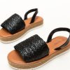 Sandale Gregos Negre-Sandale-Sandale cu talpa joasa