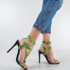 Sandale Todozi Verzi-Sandale cu toc-Sandale cu toc