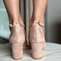 Sandale cu toc Ayomide Bej 2