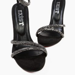 Sandale cu toc Bijoux Negre 2 5