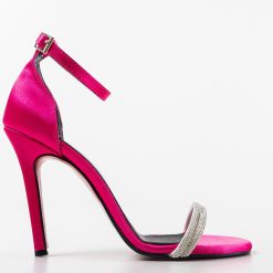 Sandale cu toc Blyana Fuchsia 5