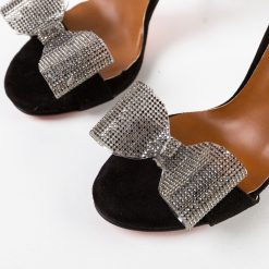 Sandale cu toc Chypa Negre 6