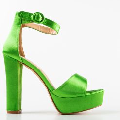 Sandale cu toc Fidelio Verzi 3