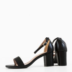 Sandale cu toc Leire Negre 5