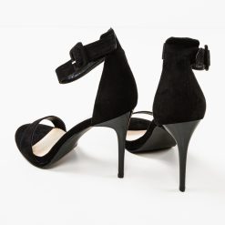 Sandale cu toc Ravan Negre 6