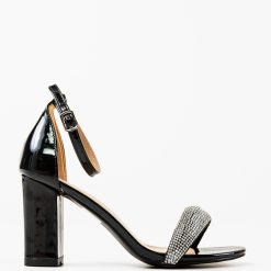 Sandale cu toc Takent Negre 3