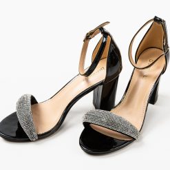 Sandale cu toc Takent Negre 5