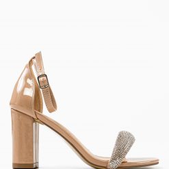Sandale cu toc Takent Nude 3