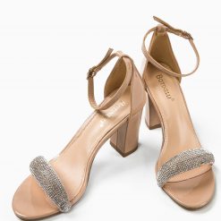 Sandale cu toc Takent Nude 5