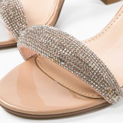 Sandale cu toc Takent Nude 7