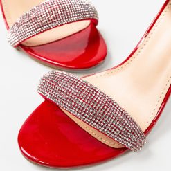 Sandale cu toc Takent Rosii 6