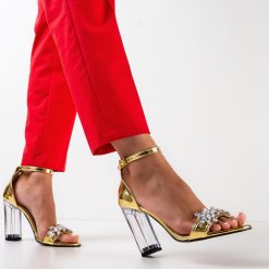 Sandale dama Afrety Aurii 3