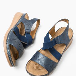 Sandale dama Benton Albastre 3