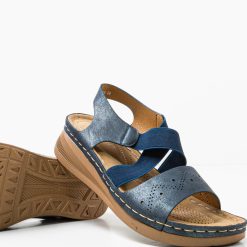 Sandale dama Benton Albastre 5