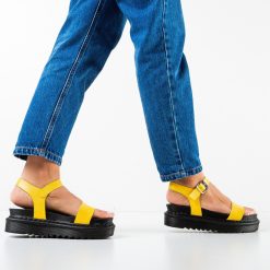 Sandale dama Elsie Galbene 2