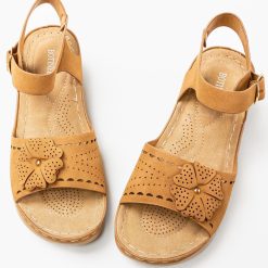 Sandale dama Ksenia Camel 6