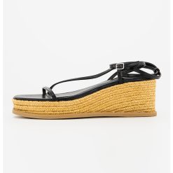 Sandale-espadrile cu talpa wedge Alexx-FEMEI-INCALTAMINTE/Sandale