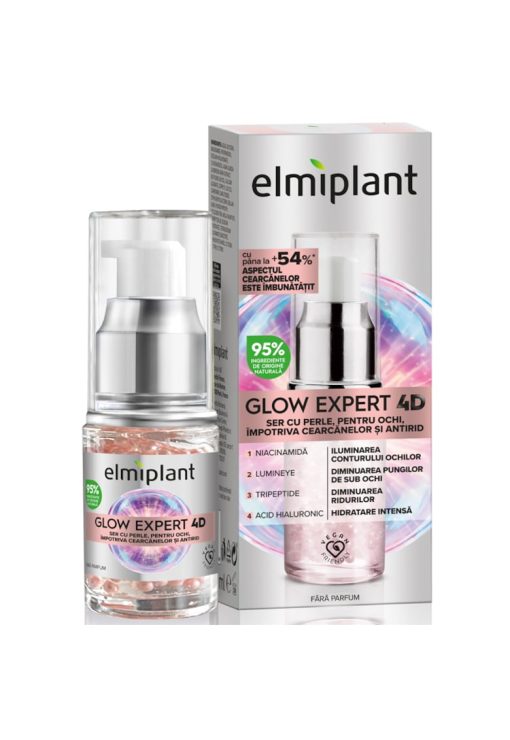 Ser cu perle pentru ochi Glow Expert 4D impotriva petelor pigmentare - antirid - cu Niacinamida si Bakuchiol - 15 ml-FEMEI-GENTI SI ACCESORII/Produse cosmetice