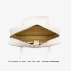 Servieta de dama Delara GT2925 marime M Crem 4