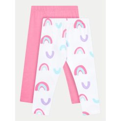 Set 2 perechi pantaloni copii - 833282 - Alb - Bumbac-FETE-IMBRACAMINTE/Blugi