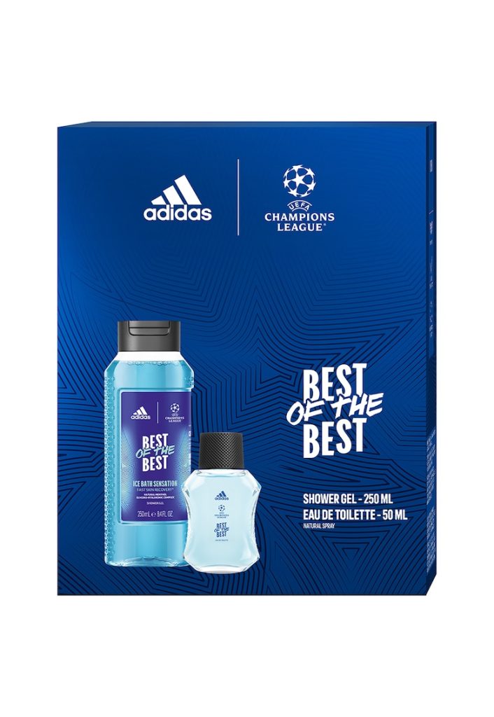 Set Cadou Barbati Uefa Best Of The Best: Apa De Toaleta 50 ml + Gel De Dus 250 ml-BARBATI-