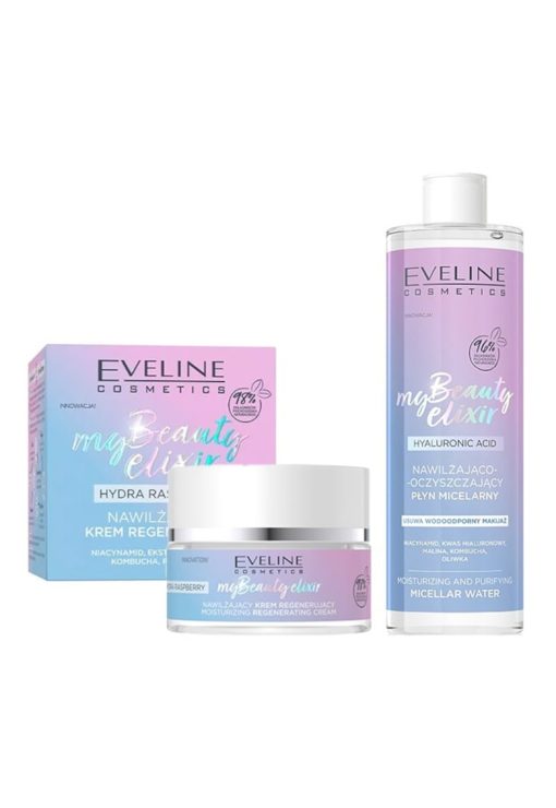 Set Crema de fata - My Beauty Elixir Hydra Raspberry - 50 ml + Apa micelara My Beauty Elixir acid hyaluronic Eveline Cosmetics - 400ml-FEMEI-GENTI SI ACCESORII/Produse cosmetice