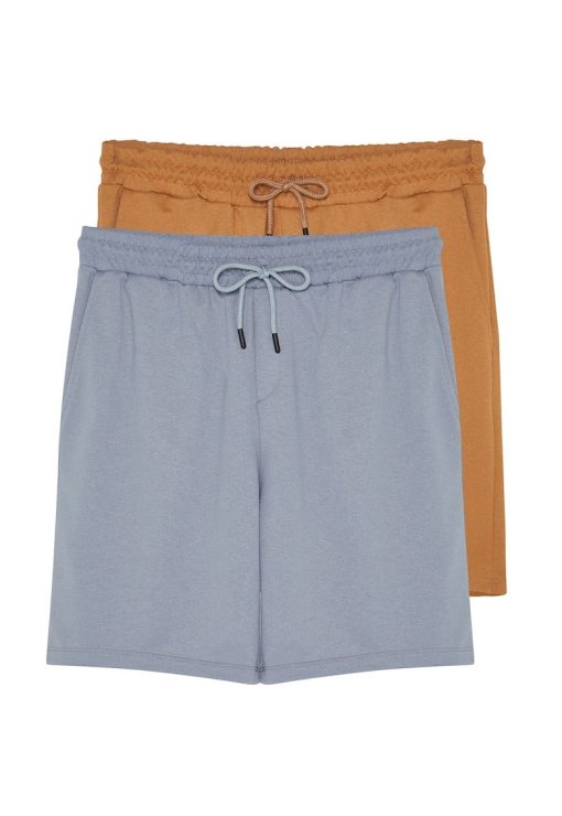 Set de pantaloni scurti cu snur de ajustare - 2 piese-BARBATI-IMBRACAMINTE/Pantaloni si colanti