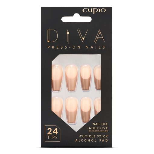 Set unghii false Cupio Diva - Nude French-Manichiura-Unghii false