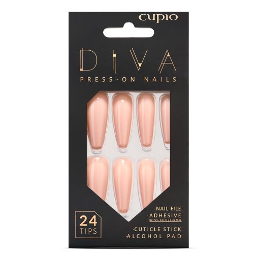 Set unghii false Cupio Diva - Perfect Nude-Manichiura-Unghii false