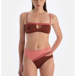 Slip cu model colorblock-FEMEI-IMBRACAMINTE/Costume de baie