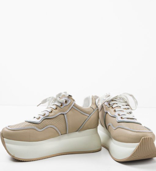 Sneakers dama Emiel Bej-Sport-Sport