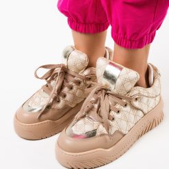 Sneakers dama Gaston Bej-Sport-Sport