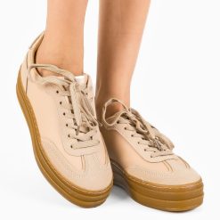 Sneakers dama Jaswin Khaki-Sport-Sport