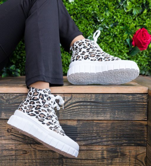 Sneakers dama Lisa Animal Print-Sport-Sport