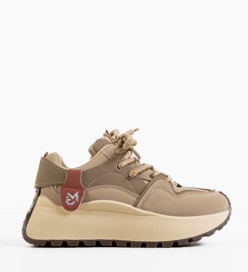 Sneakers dama Mordian Khaki-Sport-Sport