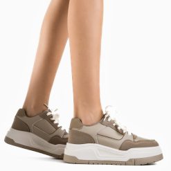 Sneakers dama Waldo Khaki-Sport-Sport