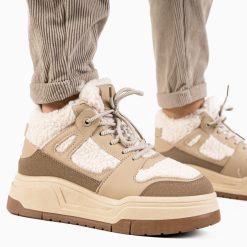 Sneakersi dama Pupujen Khaki-Sport-Sport