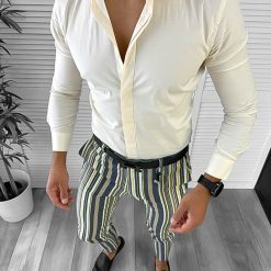 Tinuta barbati smart casual Pantaloni + Camasa 12646 E-Tinute barbati smart casual > Tinute barbati smart casual din 2 piese