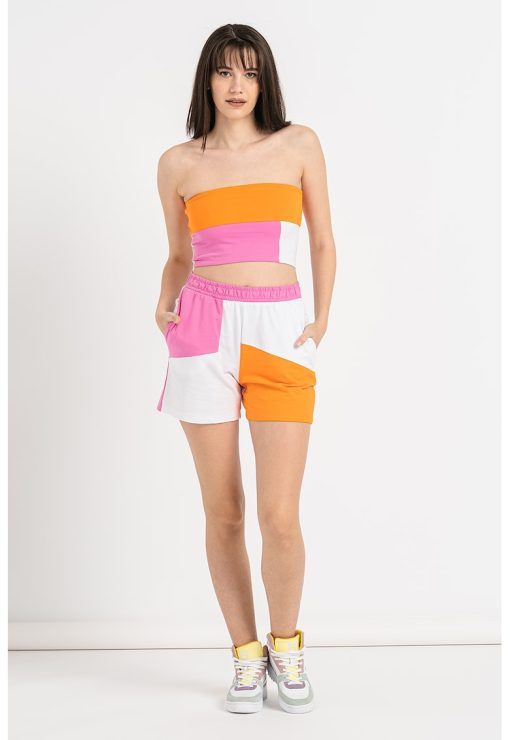 Top bandeau colorblock Maria-FEMEI-IMBRACAMINTE/Tricouri si maiouri