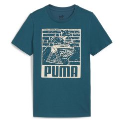 Tricou PUMA pentru copii ESS+ MID 90S GRAPHIC TEE - 68187322-Imbracaminte-Tricouri