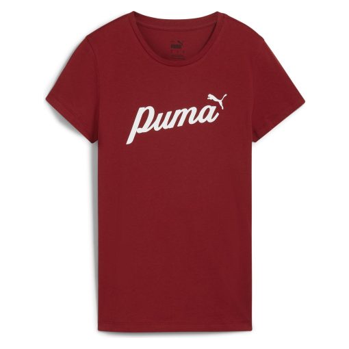 Tricou PUMA pentru femei ESS+ SCRIPT TEE - 67931513-Imbracaminte-Tricouri