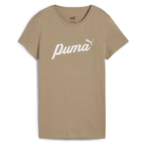 Tricou PUMA pentru femei ESS+ SCRIPT TEE - 67931567-Imbracaminte-Tricouri