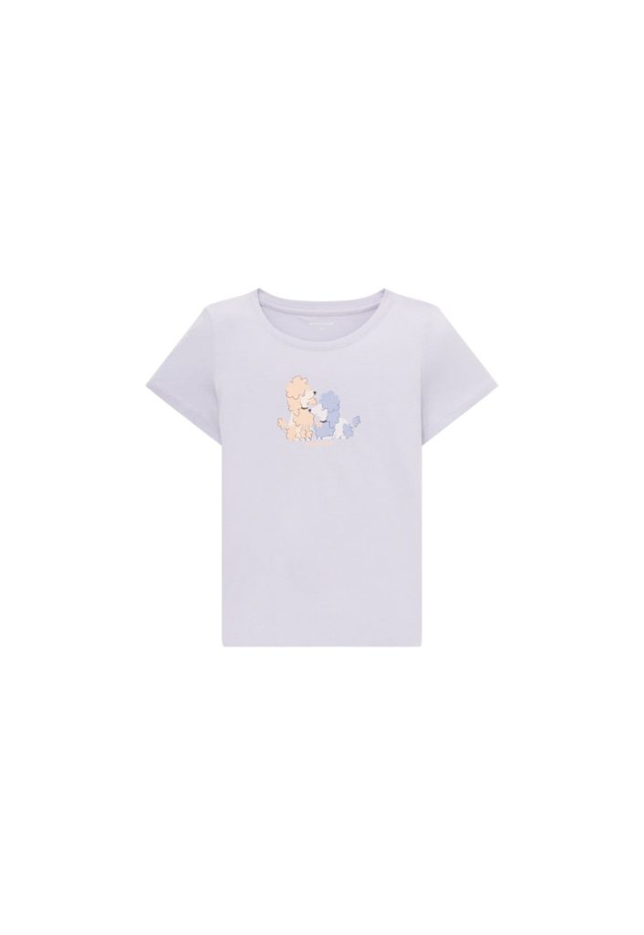 Tricou copii - 301923848 - Bumbac - Violet-FETE-IMBRACAMINTE/Tricouri si maiouri