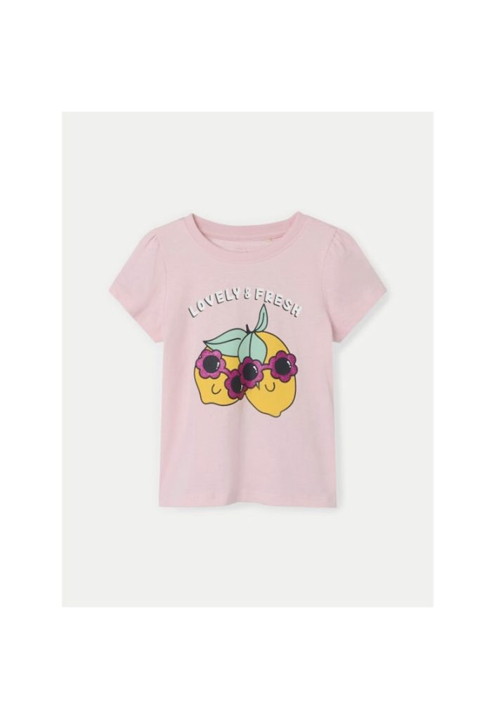 Tricou copii - 523572 - Roz - Bumbac-FETE-IMBRACAMINTE/Tricouri si maiouri