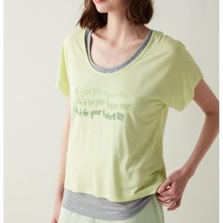 Tricou de casa cu model text-FEMEI-