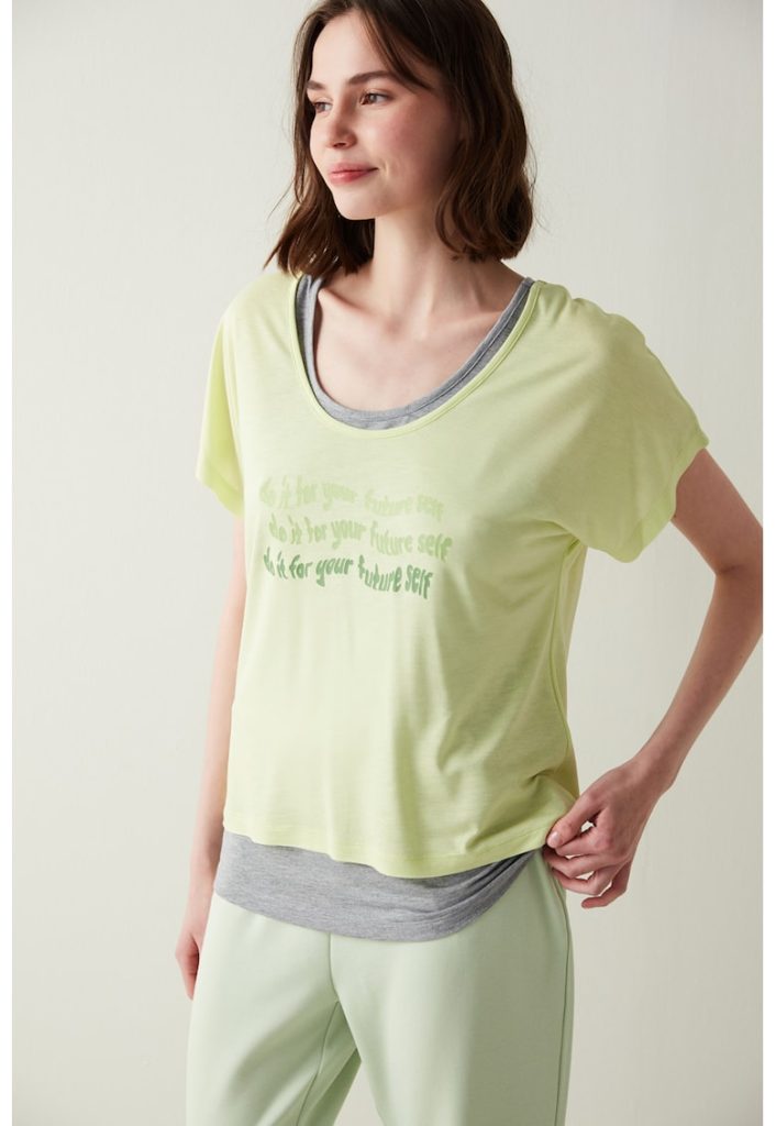 Tricou de casa cu model text-FEMEI-