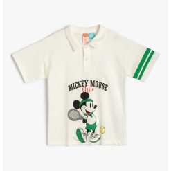 Tricou polo cu imprimeu Mickey Mouse-BAIETI-IMBRACAMINTE/Tricouri si maiouri