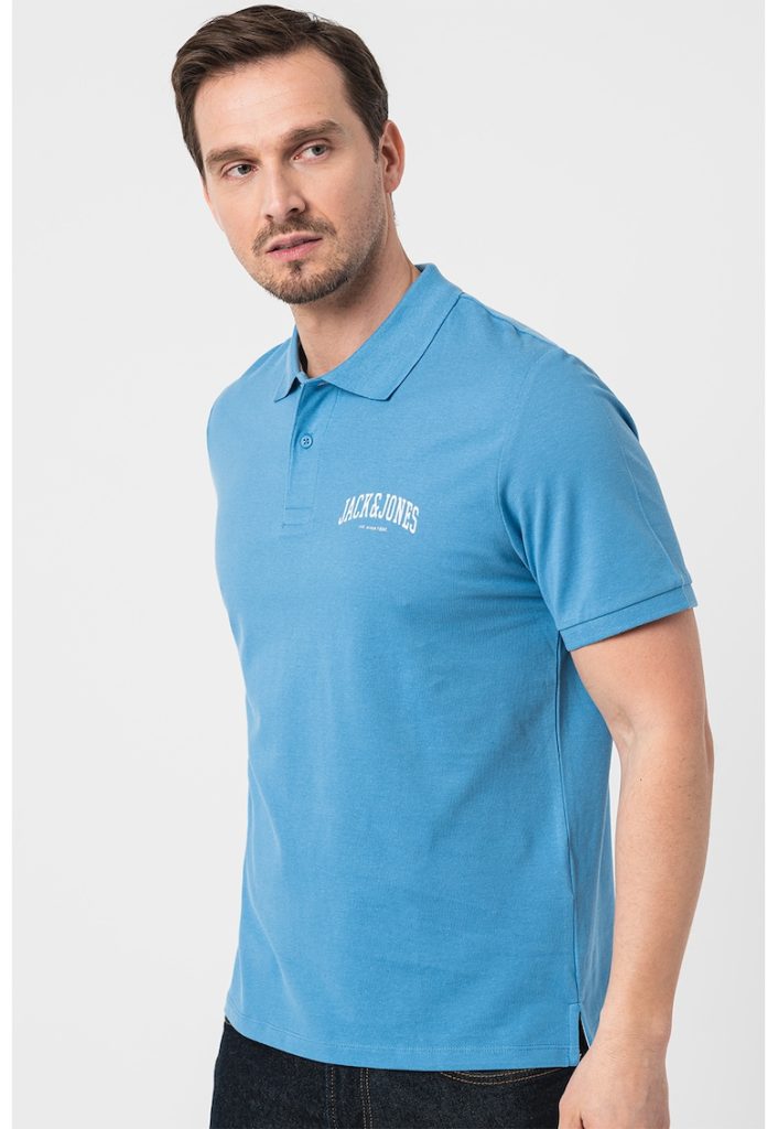 Tricou polo cu logo-BARBATI-IMBRACAMINTE/Tricouri si maiouri