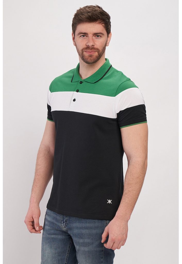 Tricou polo din piqué de bumbac-BARBATI-IMBRACAMINTE/Tricouri si maiouri